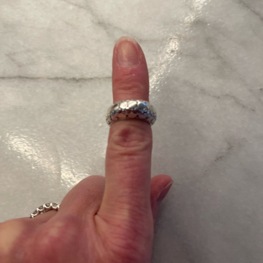 John Hardy silver ring size 6